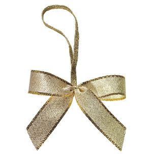 Ready-to-use ribbons gold 20 cm, 100 pcs