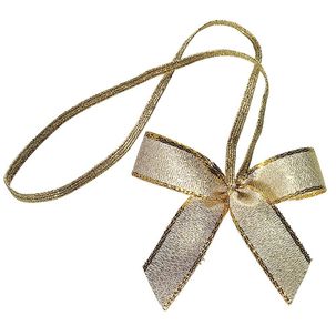 Ready-to-use ribbons gold 40 cm, 100 pcs