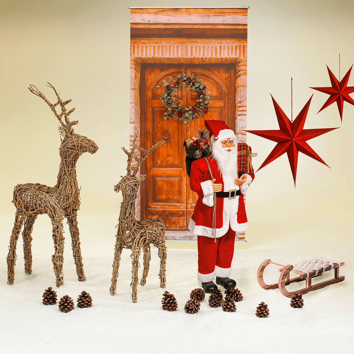 Scatter article Stone pine cones, 10 pcs - 8 Scatter article Stone pine cones, 10 pcs - 8