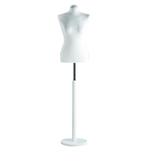 Female tailor bust, bust 63 cm, white - 0