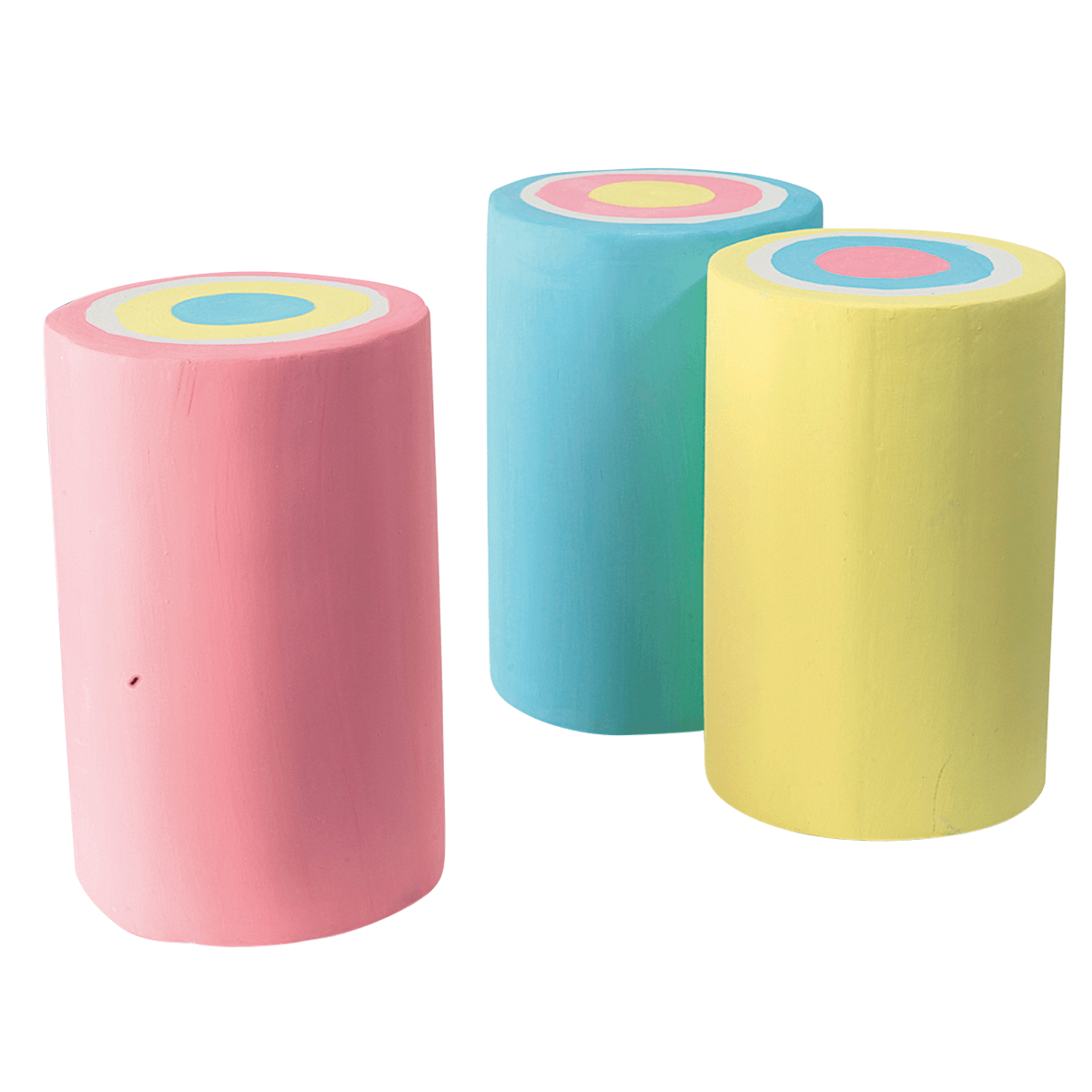 Imitación de rollos de malvavisco 16 cm, 3 piezas - 1 Imitación de rollos de malvavisco 16 cm, 3 piezas - 1