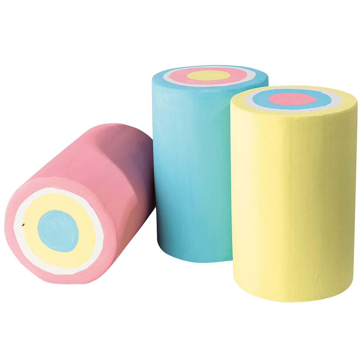 Imitación de rollos de malvavisco 16 cm, 3 piezas - 2 Imitación de rollos de malvavisco 16 cm, 3 piezas - 2