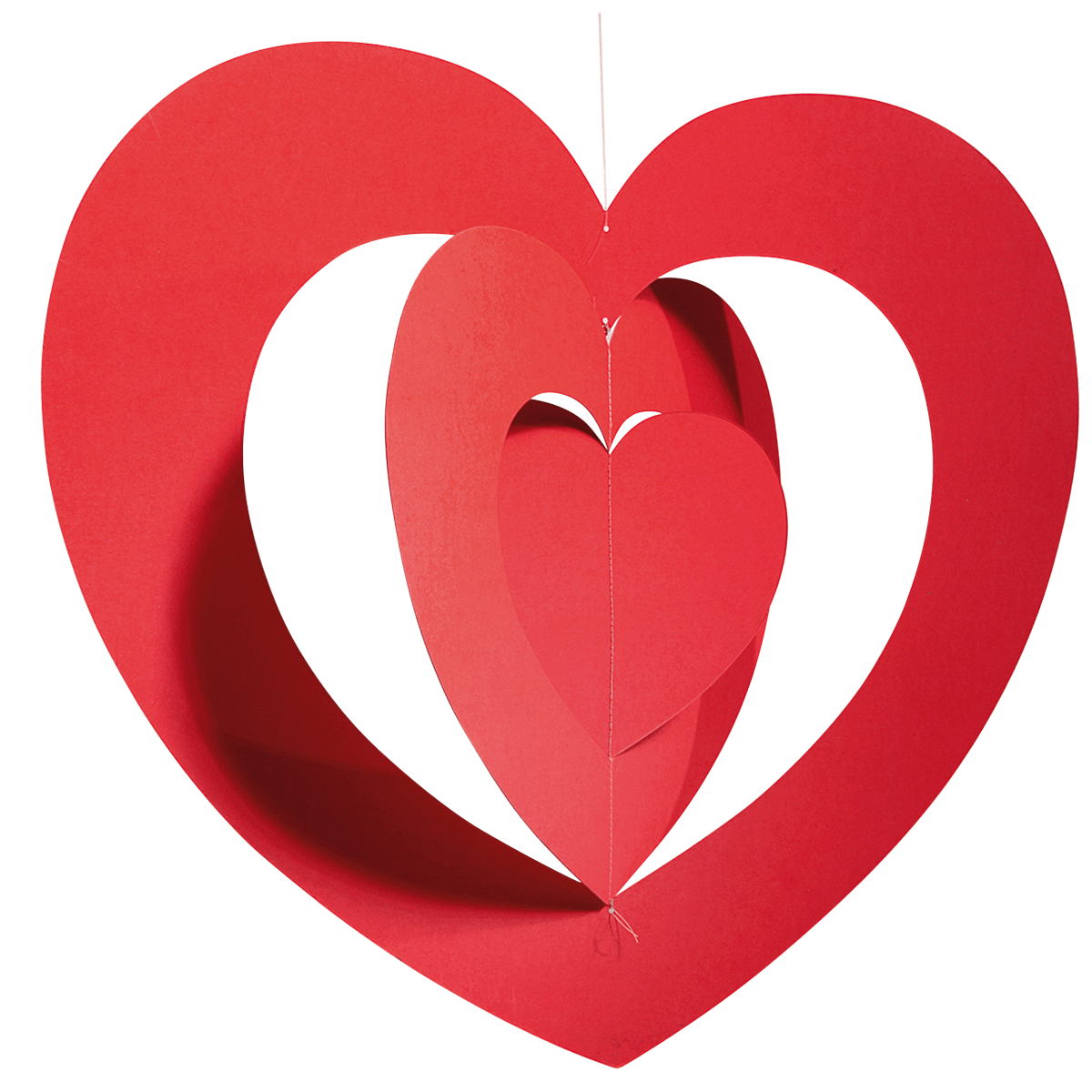 XXL Hearts hanger Ø 85 cm, flame retardant - 1 XXL Hearts hanger Ø 85 cm, flame retardant - 1