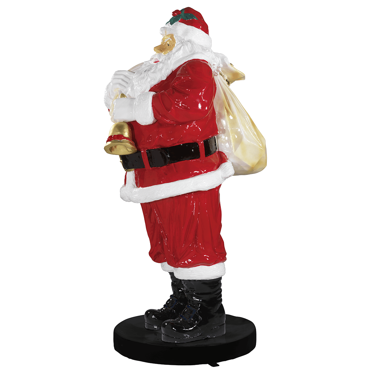 Papá Noel de fibra de vidrio 180 cm - 3 Papá Noel de fibra de vidrio 180 cm - 3