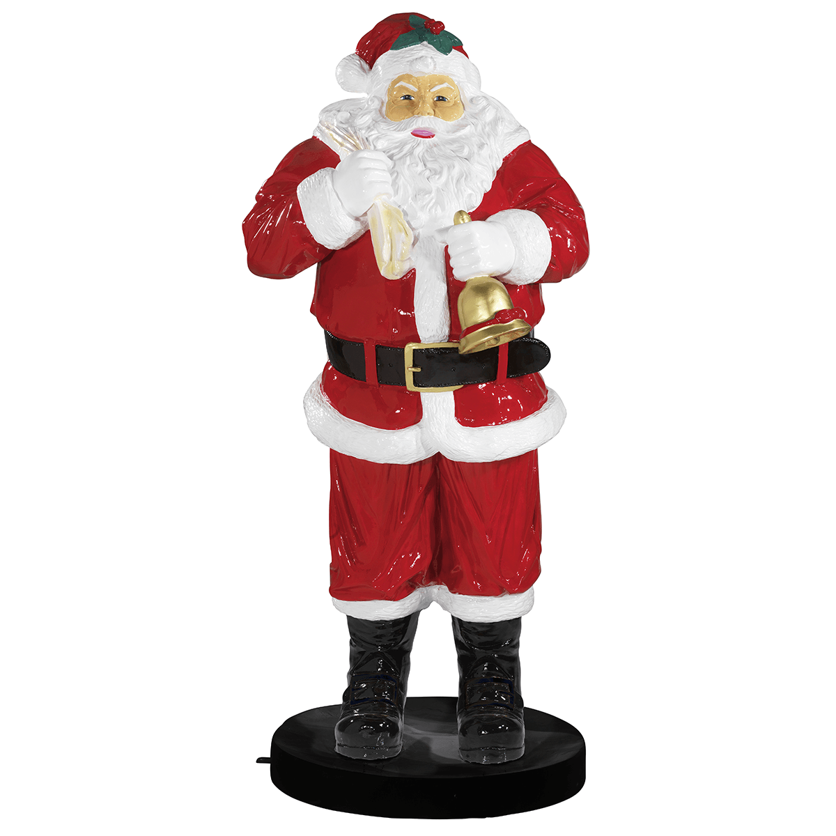 Papá Noel de fibra de vidrio 180 cm - 1 Papá Noel de fibra de vidrio 180 cm - 1