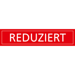 Ankleber transparent "REDUZIERT" 98 cm lang - 0