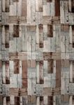 Abwaschbare Wachstuch-Tischdecke "Beach-Holz", Meterware 140 cm breit - 1