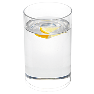 Beverage Water glass food replica 10 cm 