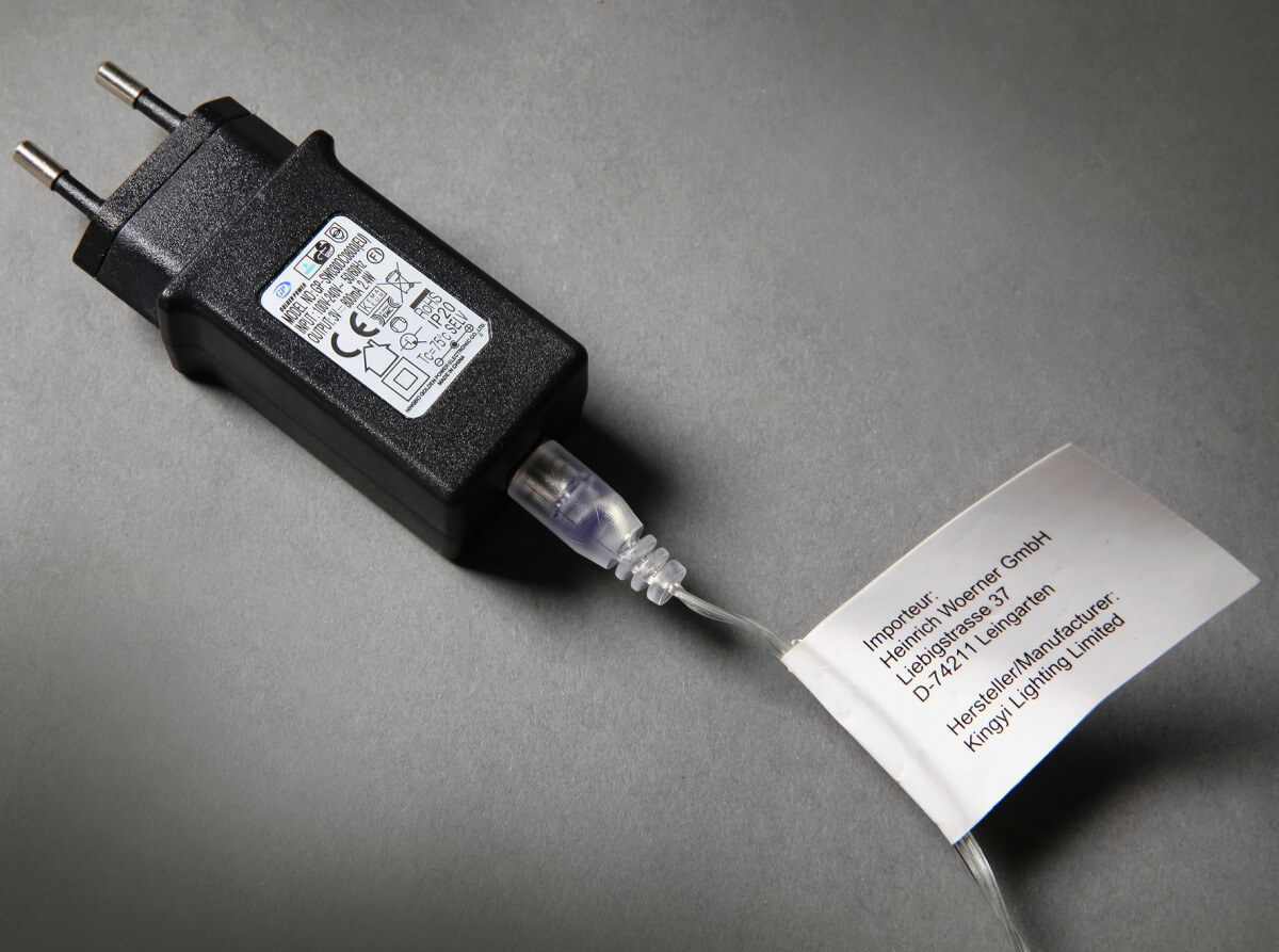 LED wire rope light for indoor use, 100 LED, 10 m - 4 LED wire rope light for indoor use, 100 LED, 10 m - 4