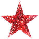 Decorative giant star red Ø 80 cm - 0