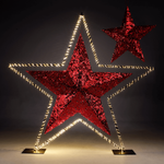 Decorative giant star red Ø 150 cm - 3