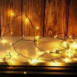 LED Draht-Lichterkette Twinkle für außen, 10 m, schwarz - 2