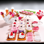 Strawberry sundae food replica 21 cm - 2