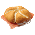 Salmon sandwich food replica 13 cm  - 0