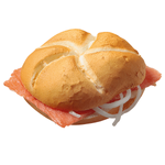 Salmon sandwich food replica 13 cm  - 1