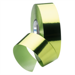 Banda metálica brillante, anchura 31 mm, color verde manzana - 0