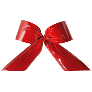 Decorative bow for outdoors, red 80 cm, B1