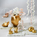 Conejo de Pascua oro, 27 cm - 3
