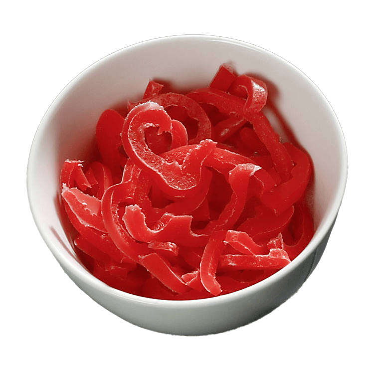 Imitación de tiras de pimiento rojo, 100 g - 2