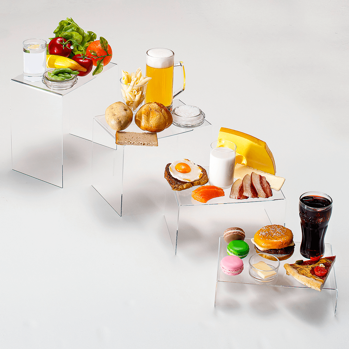 Tranche de pain snack alimentaire réplique - 4 Tranche de pain snack alimentaire réplique - 4