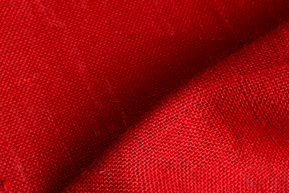 Hessian fabric red, width 160 cm - 2 Hessian fabric red, width 160 cm - 2
