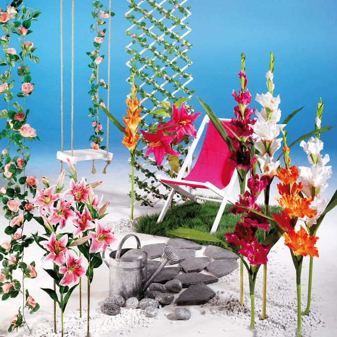 K nstliche Rosen Ranke Rosa 180 Cm DecoWoerner k-nstliche-rosen-ranke-rosa-180-cm-decowoerner