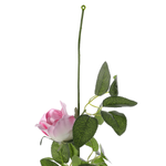 Guirlande de roses artificielles 180 cm, roses - 2