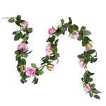 Künstliche Rosen-Ranke rosa, 180 cm - 0