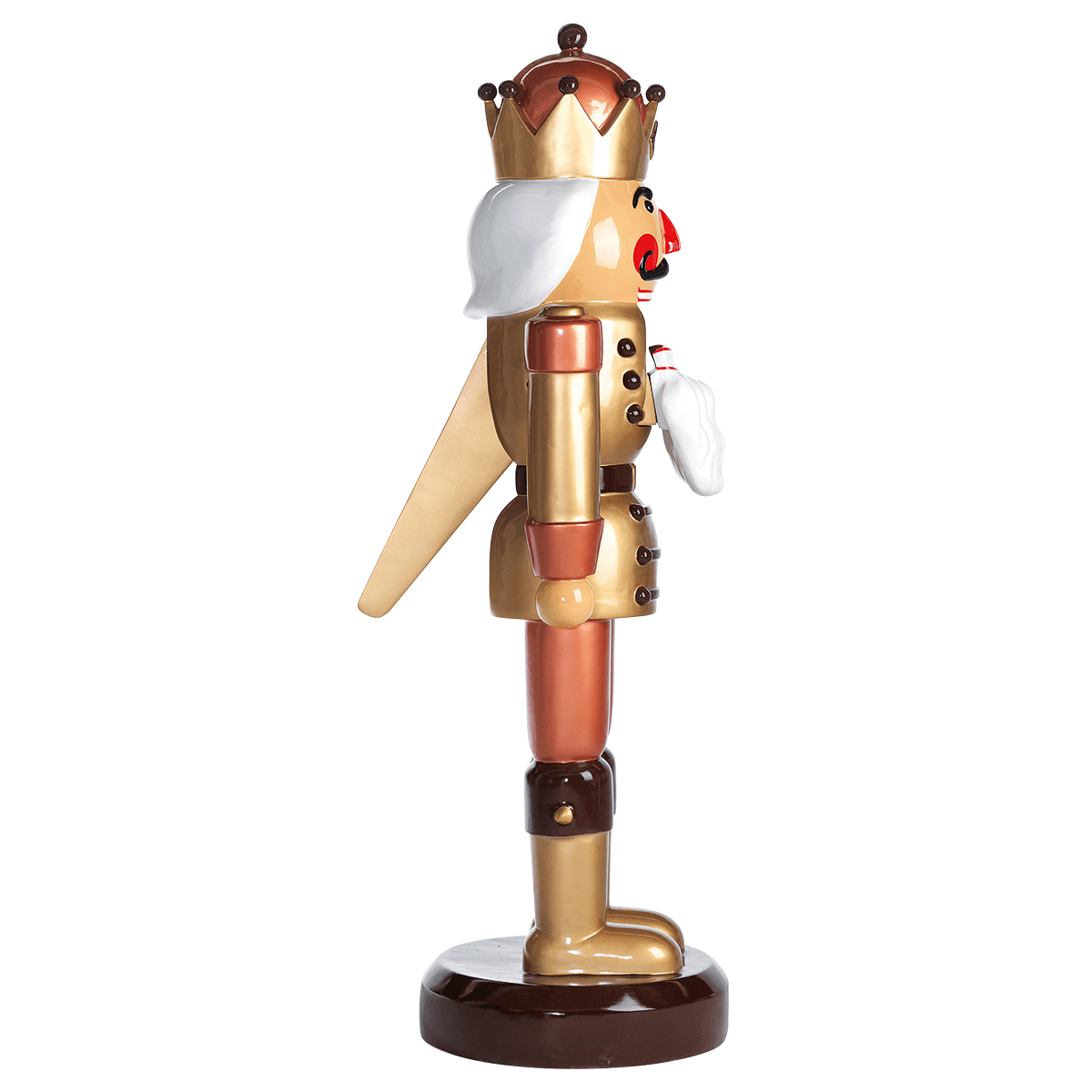 Nussknacker König gold-braun 185 cm - 2 Nussknacker König gold-braun 185 cm - 2