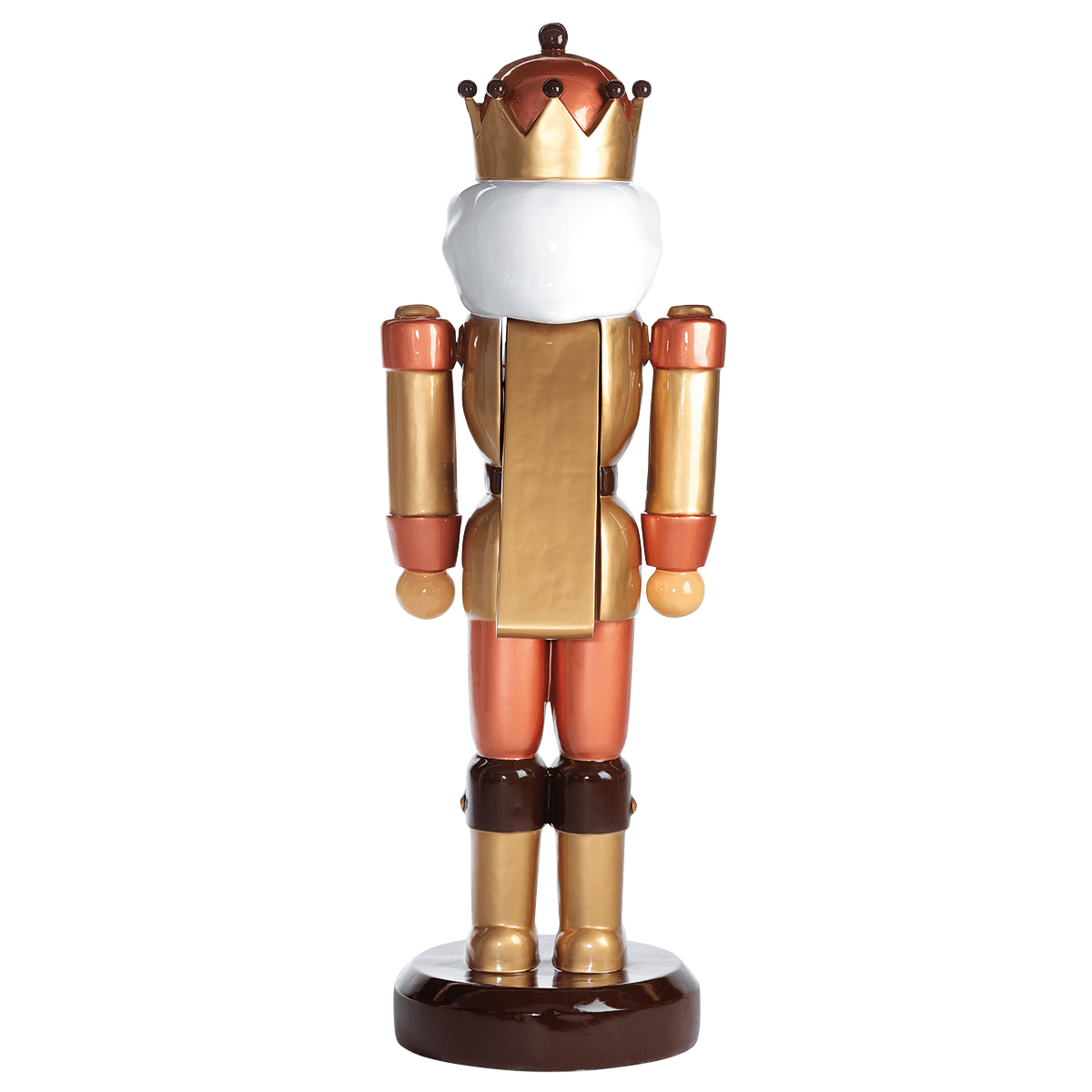 Nussknacker König gold-braun 185 cm - 3 Nussknacker König gold-braun 185 cm - 3