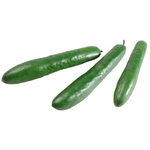 Farm cucumbers food replica, 3 pcs - 0