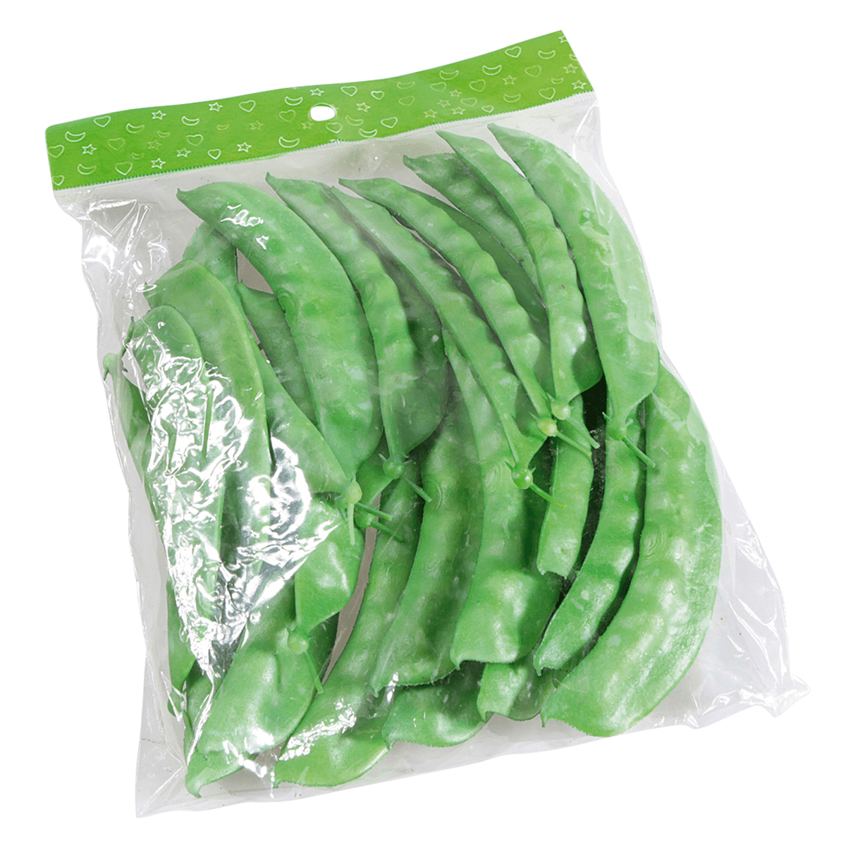 Zuckerschoten Lebensmittel-Attrappe, 24 Stück - 2 Zuckerschoten Lebensmittel-Attrappe, 24 Stück - 2