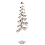 Árbol metálico plata, 90 cm - 0