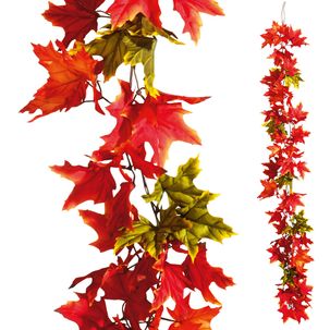 Maple tendril red - green 180 cm