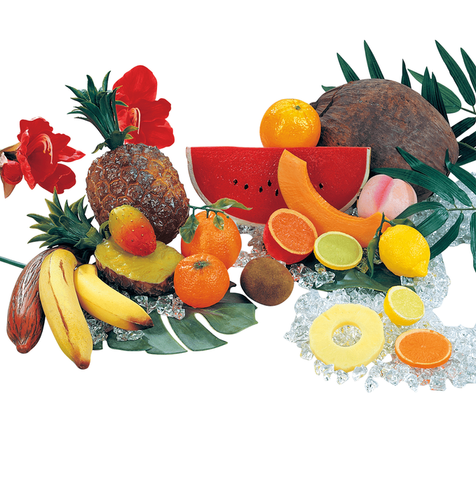 Media piña alimento de imitación 20 cm | DecoWoerner