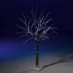 Decorative tree snowy 125 cm - 3