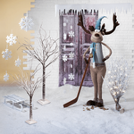 Decorative tree snowy 125 cm - 2