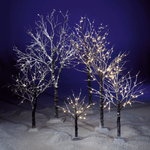 Arbre de lumières LED sur pile 70 cm - 1