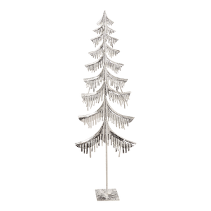 Árbol metálico plata, 100 cm