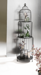 Birdcage shelf, height 140 cm, black - 7