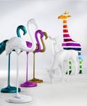 Decorative giraffe height 190 cm, colourful - 1