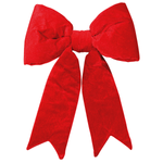 Christmas ribbon velvet red length 40 cm - 0