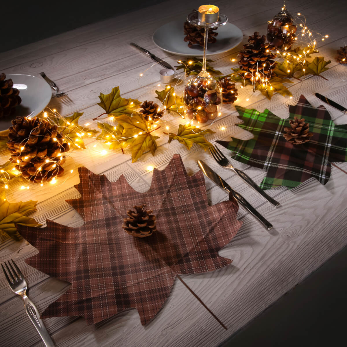 Autumn leaves 40/45 cm, 2 pcs - 1 Autumn leaves 40/45 cm, 2 pcs - 1