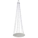 Hanging tablet with pearl strings, Ø 60 cm, length 170 cm - 0