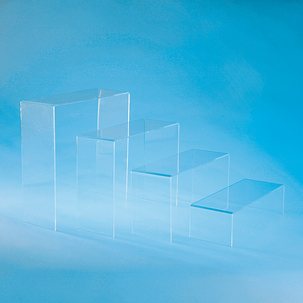 Acrylic display set 10 cm deep 4 pieces