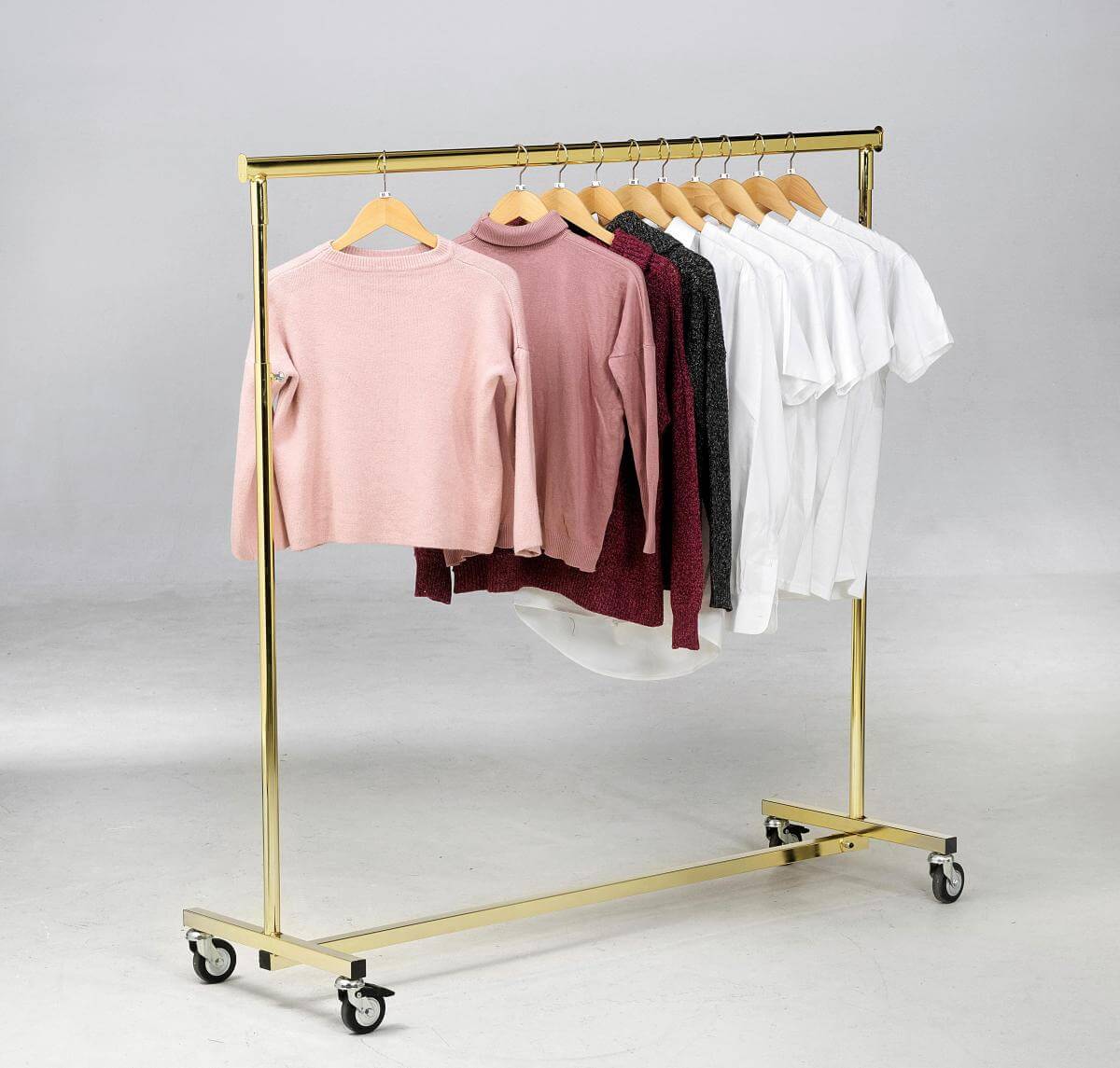 Perchero plegable latón 140 cm - 3