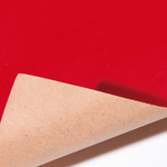 Papier kraft rouge recyclé uni - rouleau de papier cadeau de 50 m - 0