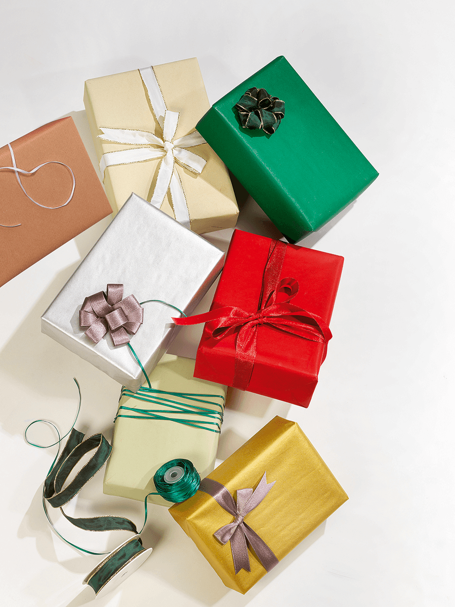 Recycelte Geschenkpapier-Rolle, 50 m, Seegrün - 2