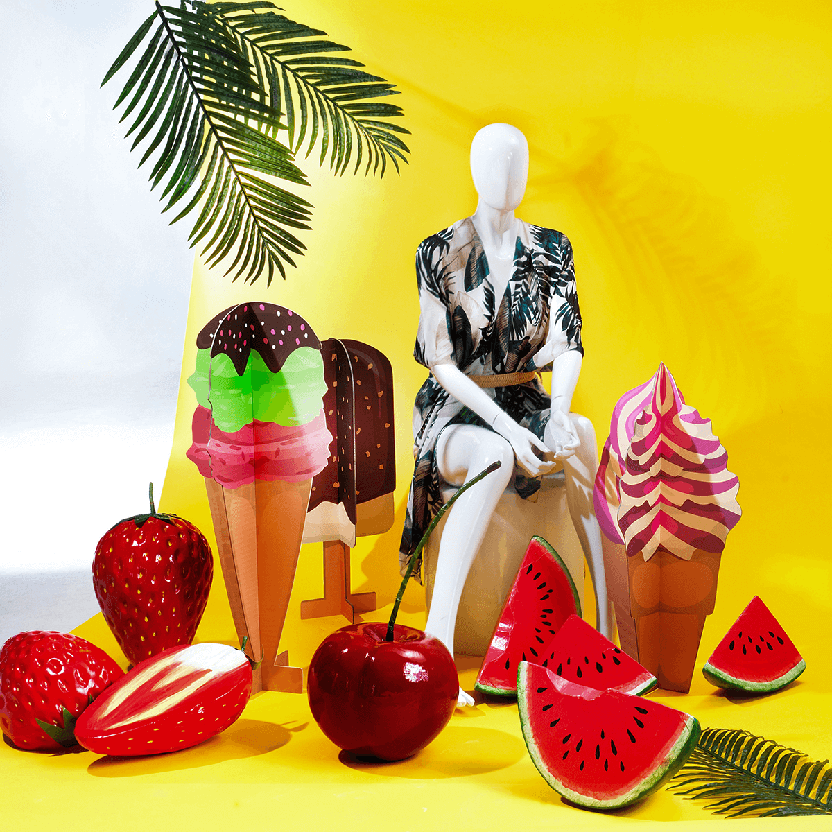 Decorative presenter ice lolly, height 75 cm - 5 Decorative presenter ice lolly, height 75 cm - 5