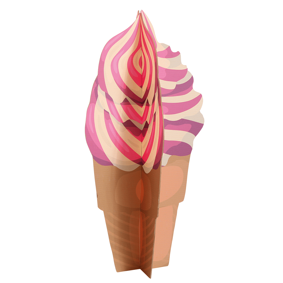 Decorative presenter Soft ice cream, height 75 cm - 1 Decorative presenter Soft ice cream, height 75 cm - 1